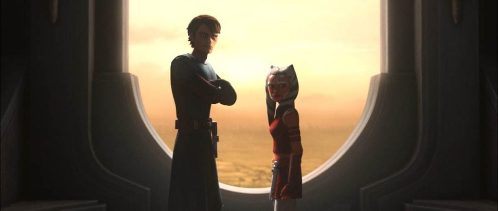 Anakin and Ahsoka in Tales of the Jedi