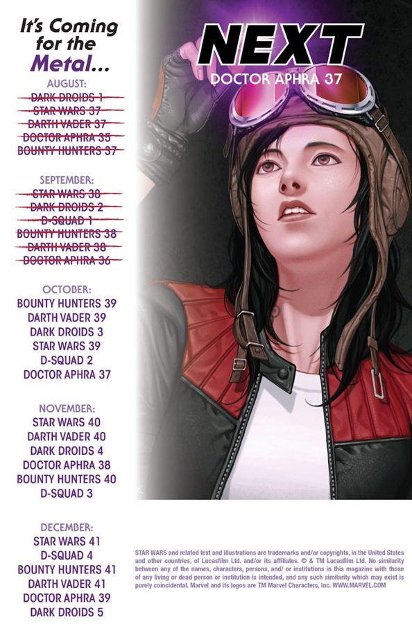Doctor Aphra #37 Next cover
