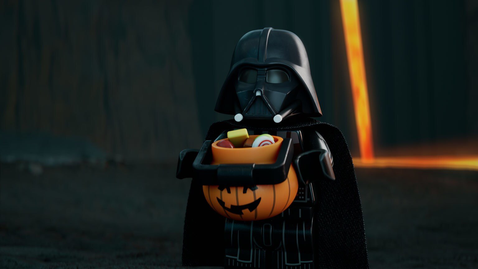 Darth Vader in Lego Star Wars short