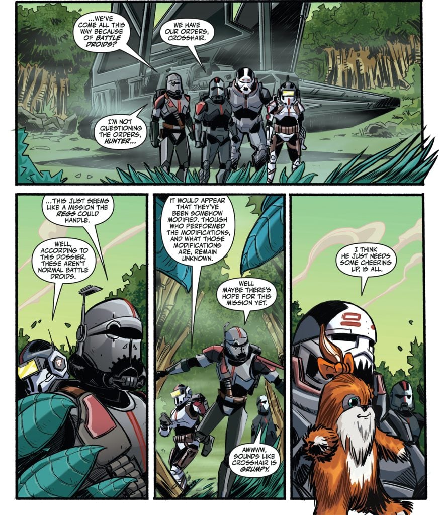 The Bad Batch makes their comic debut in Hyperspace Stories #10