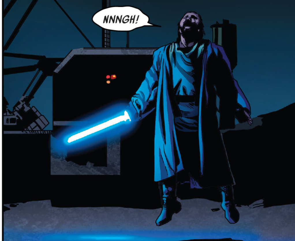 Obi-Wan Kenobi and Vader meet again