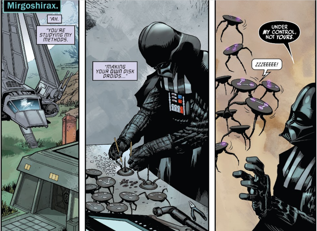 Darth Vader reprograms the Scourge