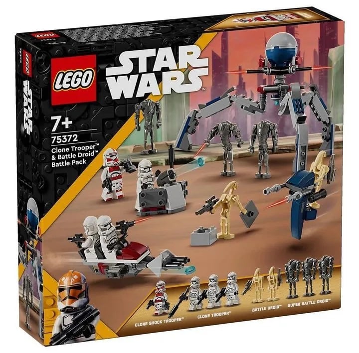 LEGO Reveals New 'Star Wars' Clone Wars Era Battle Pack and 'Young