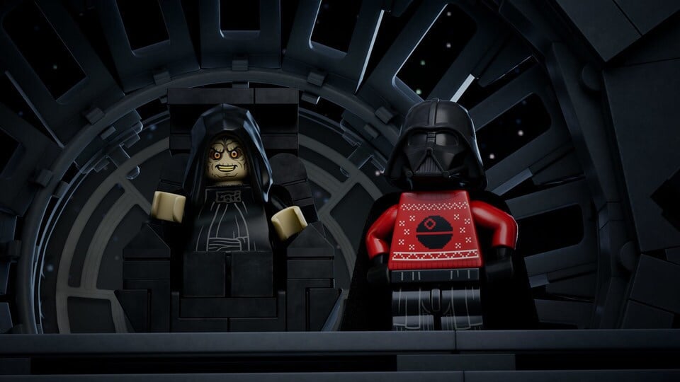 Emperor Palpatine and Darth Vader in Lego Star Wars short