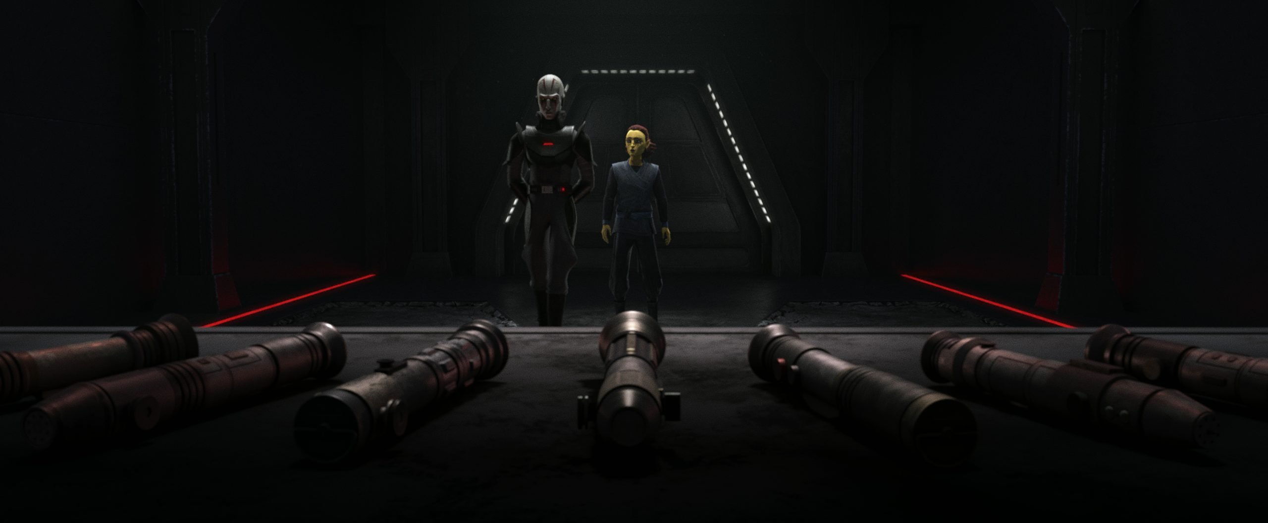 Barriss Offee with the Grand Inquisitor in Tales of the Empire