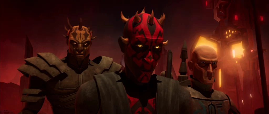 Savage Opress with Darth Maul and Pre Viszla