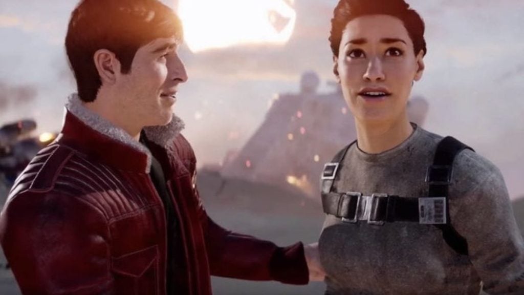 Del Meeko and Iden Versio at the Battle of Jakku