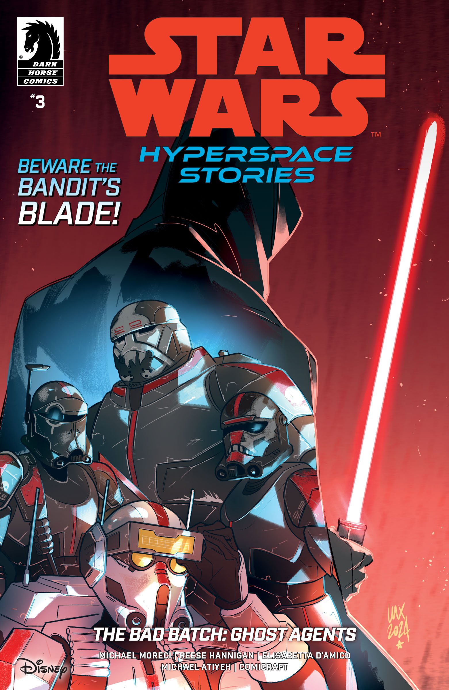 Star Wars Hyperspace Stories: The Bad Batch - Ghost Agents Issue #3 comic cover.